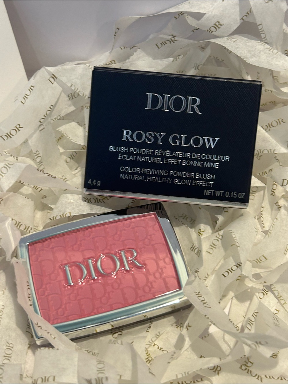 Dior Rosy Glow Powder Blush — Pink 001 NIB
